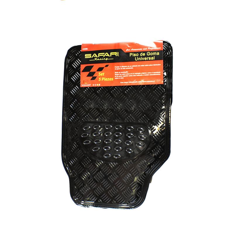 PISO-GOMA-METALICO-5PCS-NEGRO-RL4009E-BMBLK