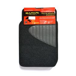 PISO ALFOMBRA GRIS OSCURO 4XSET BK-GRY SCMC0028-DG
