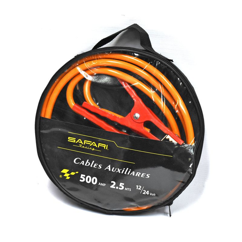 Cable Puente Batería 500 Amp Arranque Emergencia Seguridad