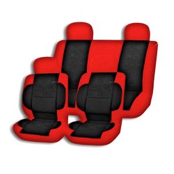 CUBRE ASIENTO SOFTIME IMP RED/BLACK 169827