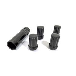 SET 16 TUERCAS+LLAVE 1/2 L32 NEGRA 3824B-1/2BLK