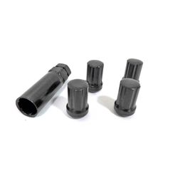 SET 16 TUERCAS+LLAVE 12X1.25 L32 NEGRA 3826B