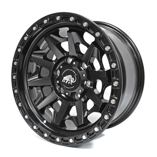 LLANTAS 17X8.5 6X139.7 ET0 CB110.5 MAT BK  -  17 6X139 | MAMMOOTH OFFROAD