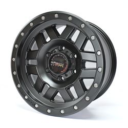 LLANTAS 16X8.5 6X139.7 MATT BK CB106.1 ET0 166130 -  16 6X139 | RASCH