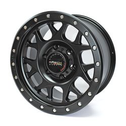 LLANTAS 16X8 6X139.7 ET0 CB110.5 MATT BLACK 167129 -  16 6X139 | RASCH