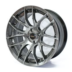 LLANTAS 17X8 4X100 ET35 CB73.1 HYPER BLACK 7084 -  17 4X100 | RASCH