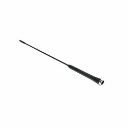 ANTENA D/RADIO NEGRA BORDE CROMADO 40CM (BLISTER)