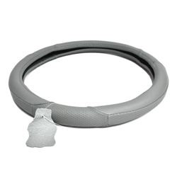 CUBRE VOLANTE CUERO GRIS 2027GRY