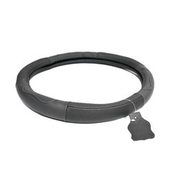 CUBRE VOLANTE CUERO NEGRO B004-BLK