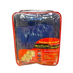 CUBRE ASIENTO AZUL OSCURO 16XSET P/AUTO
