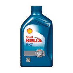 ACEITE 10W40 1L SHELL HELIX HX7   |  Imagen Referencial