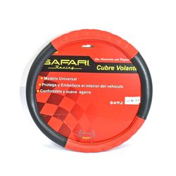 CUBRE VOLANTE NEGRO/ROJO M JX-SF-SWC01BK/RDM