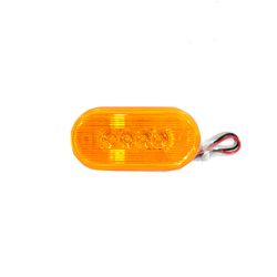 LUZ LATERAL AMBAR 12/24V 4LED 10X5CM