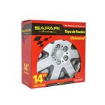 TAPA-RUEDA-ARO-14--SILVER-CHARCOAL-CF80864SC--|-SAFARI-RACING