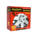 TAPA-RUEDA-ARO-15--SILVER-CHARCOAL-CF80865SC--|-SAFARI-RACING