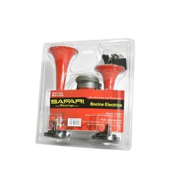 BOCINA AIRE EN CARACOL ELECTRICA ROJA 12V SYF7628