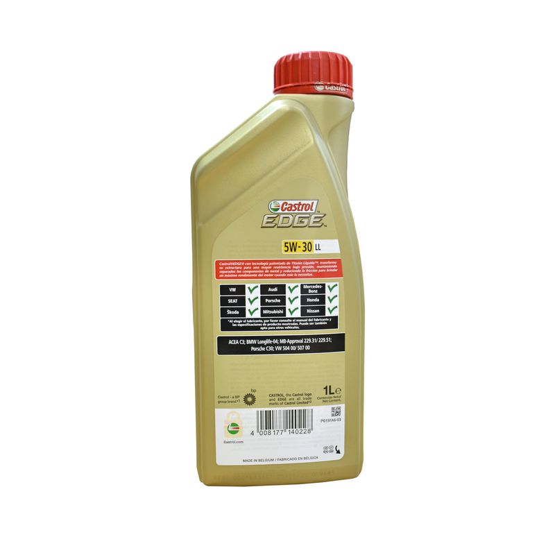 ACEITE CASTROL EDGE LL DPF ACEA C3 1 LT