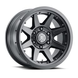 LLANTAS 17X8.5 5X127 ET -6 ICON ALLOYS REBOUND PRO 17 5X127 | SAT BLACK