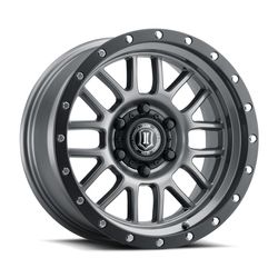 LLANTAS 17X8.5 6X139.7 ET 0 ICON ALLOYS ALPHA 17 6X139 | GUN METAL