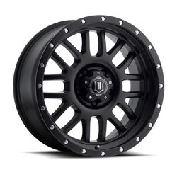 LLANTAS 17X8.5 6X139.7 ET 0 ICON ALLOYS ALPHA 17 6X139 | SAT BLACK