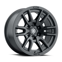 LLANTAS 17X8.5 6X139.7 ET 0 ICON ALLOYS VECTOR 6 17 6X139 | SAT BLACK