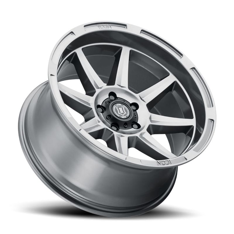 LLANTAS-20X10-6X139.7-ET--24-ICON-ALLOYS-BANDIT-20-6X139-|-GLOSS-TITANIUM