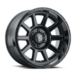 LLANTAS 20X10 6X139.7 ET -24 ICON ALLOYS RECOIL 20 6X139 | GLOSS BLACK