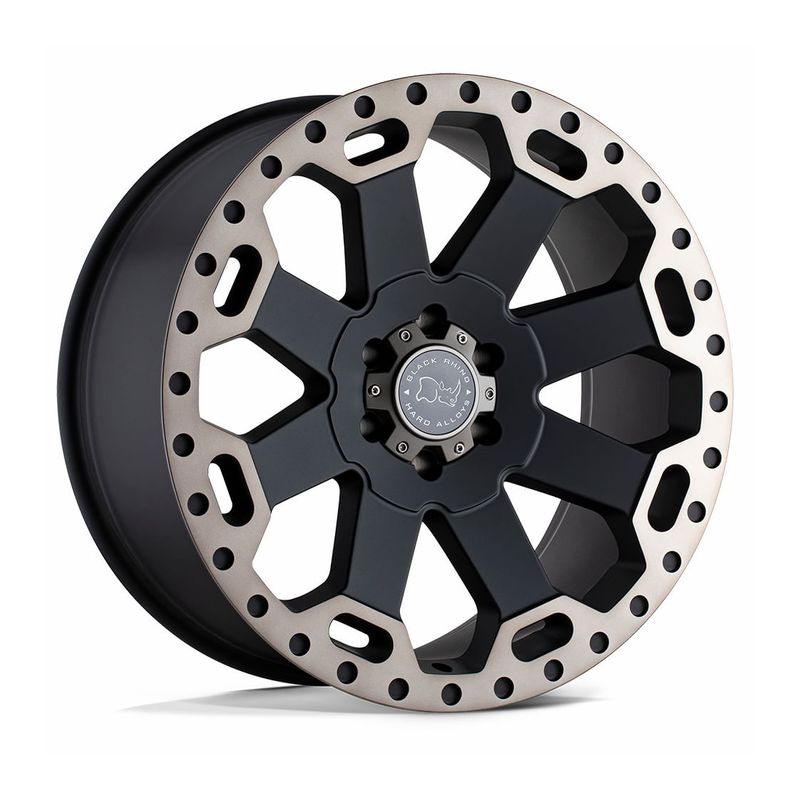 LLANTAS-17X8.0-5X120-ET35-BLACK-RHINO-WARLORD-17-5X120-|-MATTE-BLACK-W-MACHINE-DA