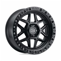 LLANTAS 17X9.0 5X127 ET-18 BLACK RHINO KELSO 17 5X127 | MATTE BLACK/BLK BOLTS