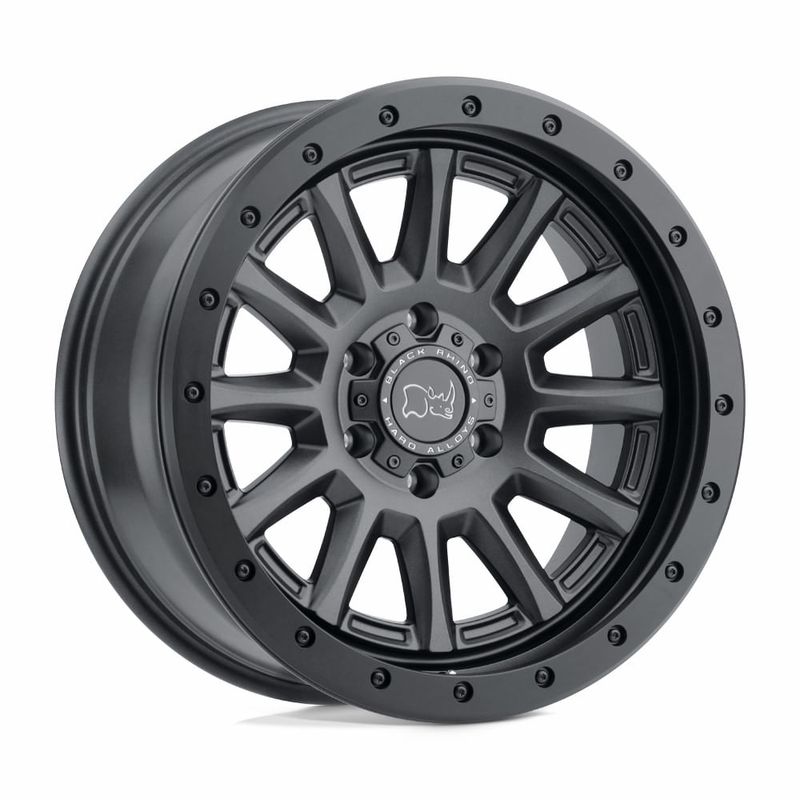 LLANTAS-17X8.5-6X114.3-ET10-BLACK-RHINO-DUGGER-17-6X114-|-6-LUG-GUNBLACK