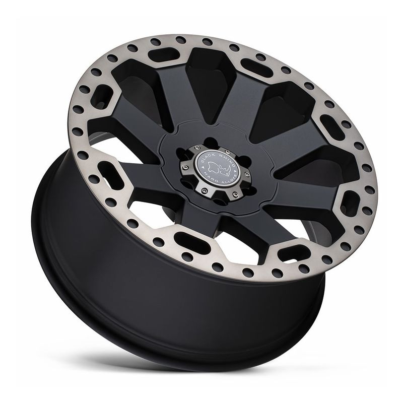 LLANTAS-18X9.0-6X139.7-ET-12-BLACK-RHINO-WARLORD-18-6X139-|-MATTE-BLACK-W-MACHINE