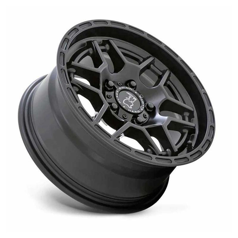 LLANTAS 15X7.0 5X114.3 ET15 BLACK RHINO BATONA 15 5X114 | MATTE BLACK