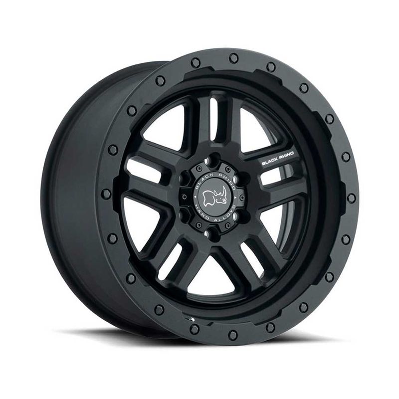 LLANTAS-17X8.0-6X130-ET38-BLACK-RHINO-BARSTOW-17-6X130-|-MATTE-BLACK