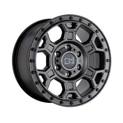 LLANTAS 17X8.0 6X130 ET38 BLACK RHINO MIDHILL 17 6X130 | MATTE BLK/GUNMETAL BOLTS