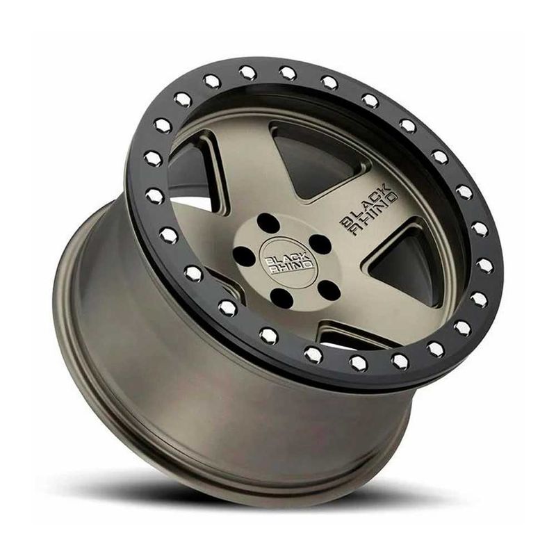 LLANTAS-17X8.5-6X139.7-ET00-BLACK-RHINO-CRAWLER-BEADLOCK-17-6X139-|-MATTE-BRONCE