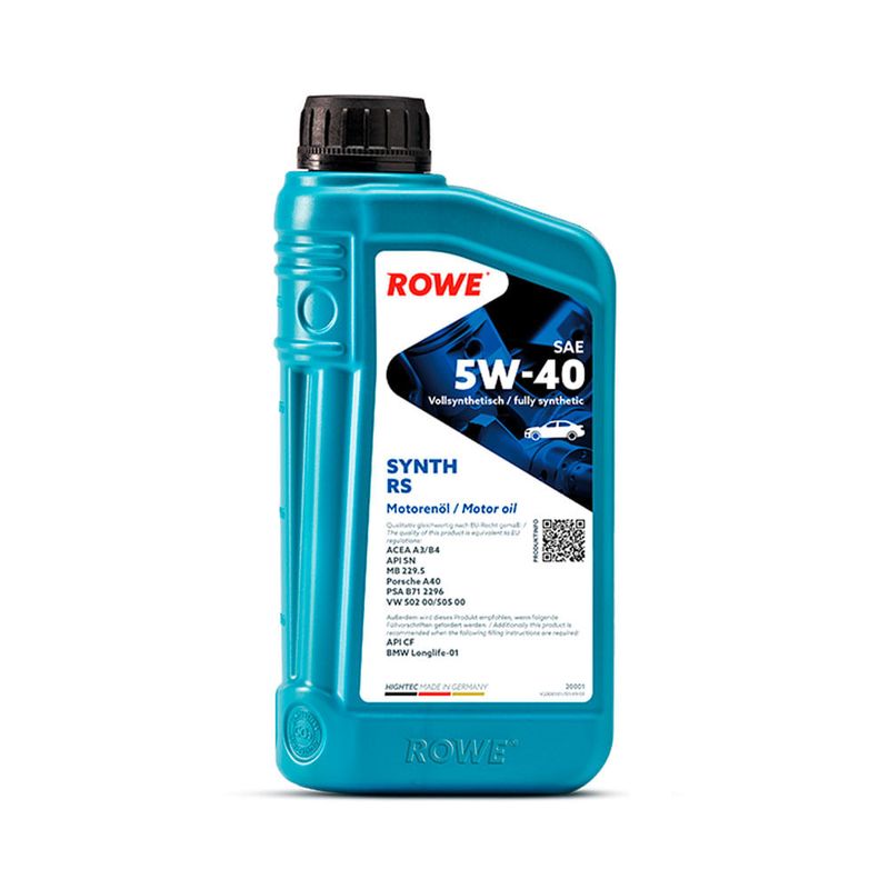 ACEITE-MOTOR-ROWE-HIGHTEC-SYNTH-RS-5W40-1-LT