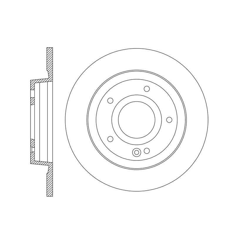 DISCO DE FRENO TRASERO MERCEDES BENZ GLA 220D | ZIMMERMAN - 400.5545.20