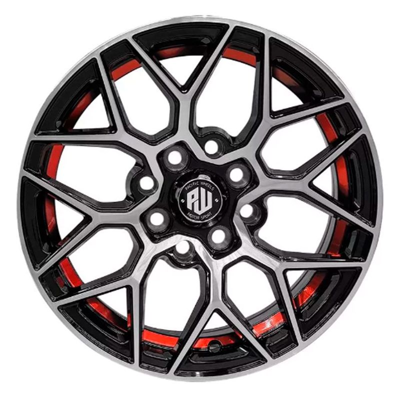 LLANTAS-14X6-4X100---4X108-ET25-GARA-BM-UC-RED