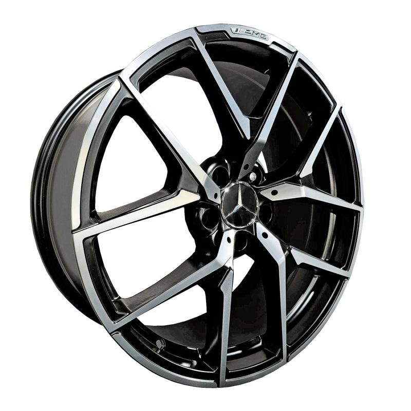 LLANTAS-19X8.5---19X9.5-5X112-MERCEDES-BENZ-AMG-C63-507-GRAY-MA-|-OEM