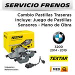 FRENOS---CAMBIO-PASTILLAS-TRASERAS-BMW-320D-2014-2019----INCL-SENSOR-|-P.-TEXTAR