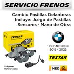 FRENOS---CAMBIO-PASTILLAS-DELANTERAS-BMW-118i-F30-1.6-2015-2022-|-INCL.-SENSOR-PAST.-TEXTAR