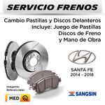 FRENOS---CAMBIO-PASTILLAS-Y-DISCOS-DELANTEROS--HYUNDAI-SANTA-FE-CRDI-2014-2018--|--DISC.--PENFLEX---PAST.--SANGSIN