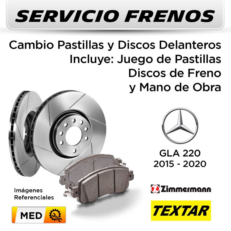 FRENOS---CAMBIO-PASTILLAS-Y-DISCOS-DELANTEROS-MERCEDES-BENZ-GLA-220-2015-2020-P.-TEXTAR---D.-ZIMMERMAN