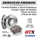 FRENOS---CAMBIO-PASTILLAS-Y-DISCOS-DELANTEROS--PEUGEOT-208-HDI-2012-2019--|--DISC.--GTX---PAST.--SANGSIN