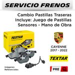 FRENOS---CAMBIO-PASTILLAS-TRASERAS-PORSCHE-CAYENNE-15-20-2017-2022----INCL-SENSOR-|-P.-TEXTAR