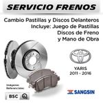 FRENOS---CAMBIO-PASTILLAS-Y-DISCOS-DELANTEROS--TOYOTA-YARIS-VVT-1.3-2011-2016--|--DISC.--SANGSIN---PAST.--SANGSIN