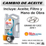 CAMBIO-DE-ACEITE-5W30-SHELL-4L---FILTRO-W610-82-HANZO-|-HYUNDAI-GRAND-i10-1.2--2019-