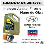 CAMBIO-DE-ACEITE-5W30-DANA-4L---FILTRO-W610-82-HANZO-|-HYUNDAI-GRAND-i10-1.2--2019-