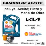 CAMBIO-DE-ACEITE-SHELL-10W40-4LTS---FILTRO-W7023-MANN-FILTER-|-KIA-MORNING-1.2--2012-