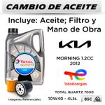 CAMBIO-DE-ACEITE-TOTAL-10W40-4-LTS.---FILTRO-W7023-MANN-FILTER-|-KIA-MORNING-1.2--2012-